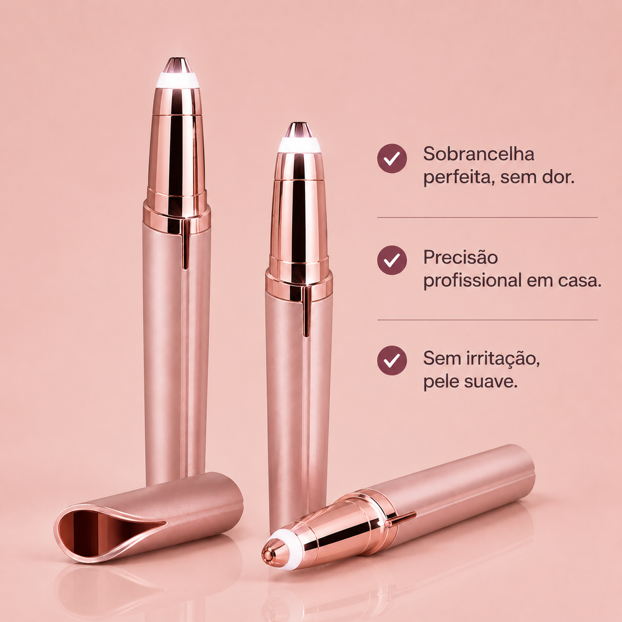 Caneta Depiladora Suavie™ — Depilação Facial Indolor e Instantânea + Brindes Exclusivos